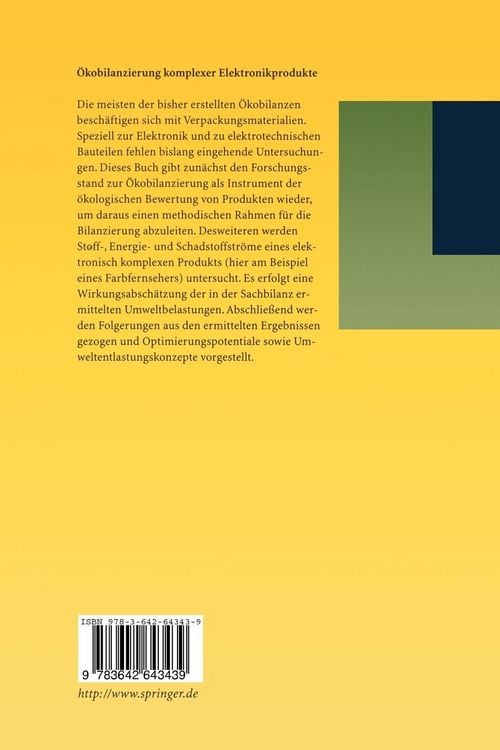 Produktbild: &Ouml;kobilanzierung komplexer Elektronikprodukte