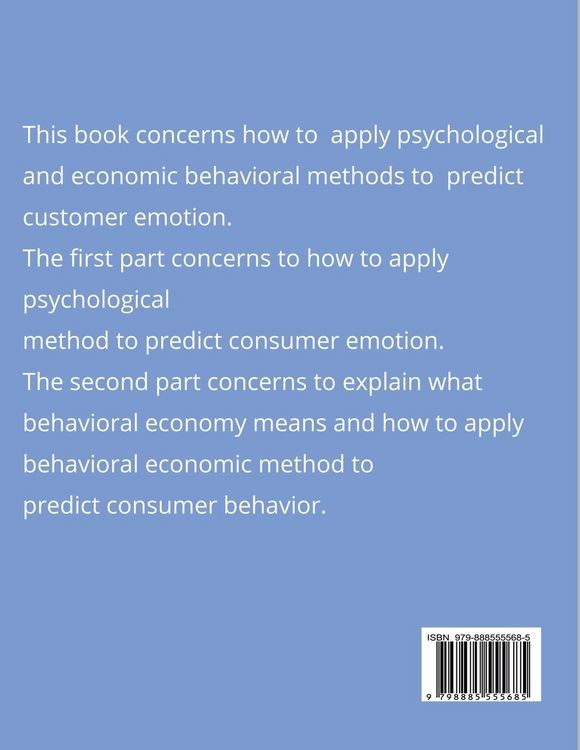 Produktbild: Machine And Psychology Consumer Behavioral
