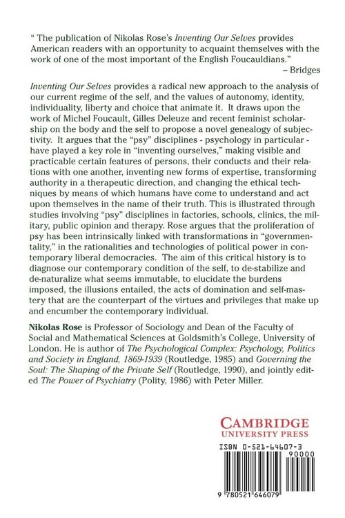 Produktbild: Inventing Our Selves