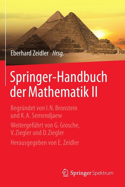 Produktbild: Springer-Handbuch der Mathematik II