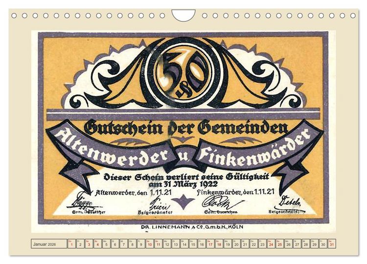 Produktbild: Gru&szlig; aus Finkenwerder (Wandkalender 2026 DIN A4 quer), CALVENDO Monatskalender