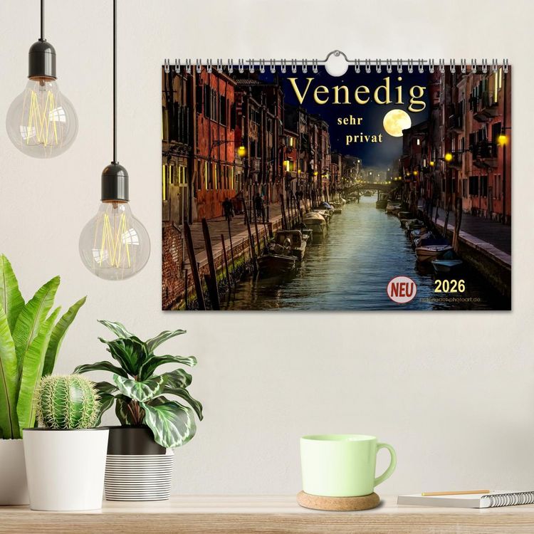 Produktbild: Venedig - sehr privat (Wandkalender 2026 DIN A4 quer), CALVENDO Monatskalender