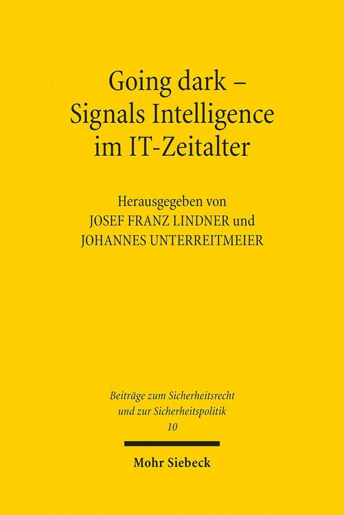 Produktbild: Going dark - Signals Intelligence im IT-Zeitalter
