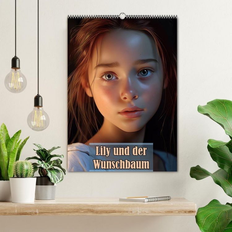 Produktbild: Lily und der Wunschbaum (Wandkalender 2026 DIN A2 hoch), CALVENDO Monatskalender