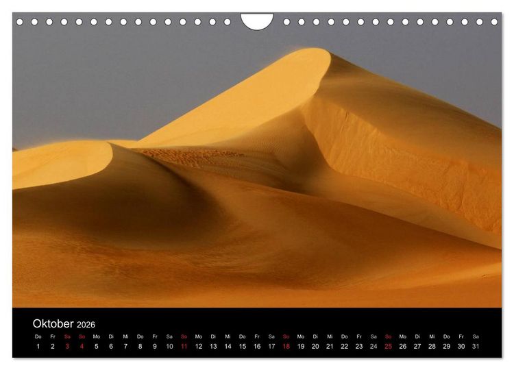 Produktbild: SAHARA (Wandkalender 2026 DIN A4 quer), CALVENDO Monatskalender