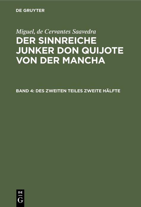 Produktbild: Des zweiten Teiles zweite H&auml;lfte