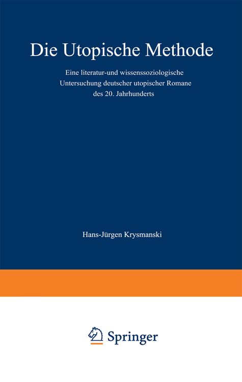 Produktbild: Die utopische Methode