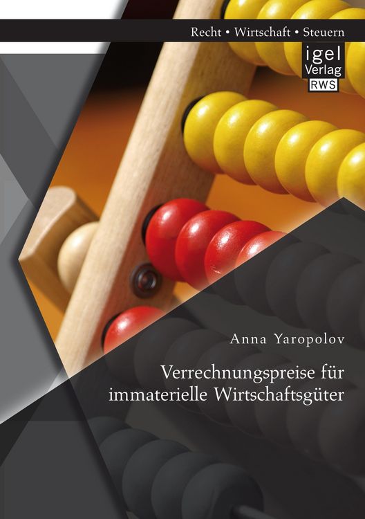 Produktbild: Verrechnungspreise f&uuml;r immaterielle Wirtschaftsg&uuml;ter