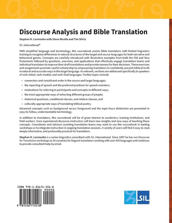 Produktbild: Discourse Analysis and Bible Translation