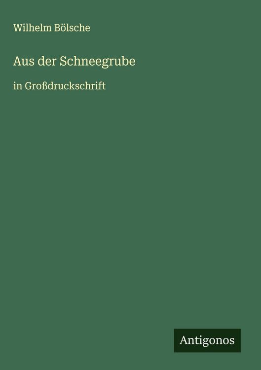 Produktbild: Aus der Schneegrube
