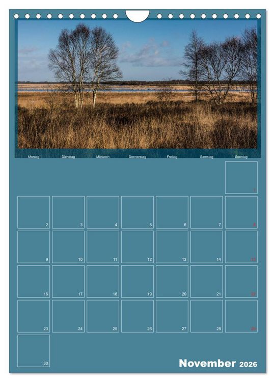 Produktbild: Worpswede - K&uuml;nstlerdorf unter weitem Himmel (Wandkalender 2026 DIN A4 hoch), CALVENDO Monatskalender