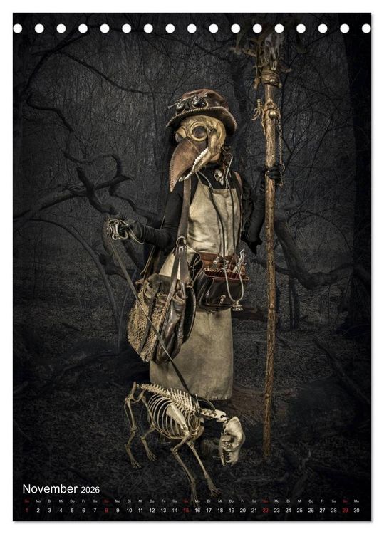 Produktbild: Steampunk Artwork (Tischkalender 2026 DIN A5 hoch), CALVENDO Monatskalender