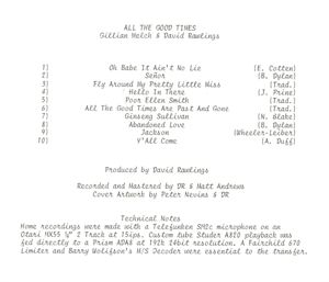 Produktbild: All The Good Times