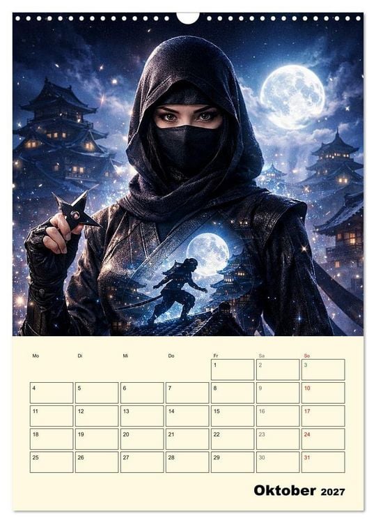 Produktbild: Seele des Kriegers (Wandkalender 2027 DIN A3 hoch), CALVENDO Monatskalender