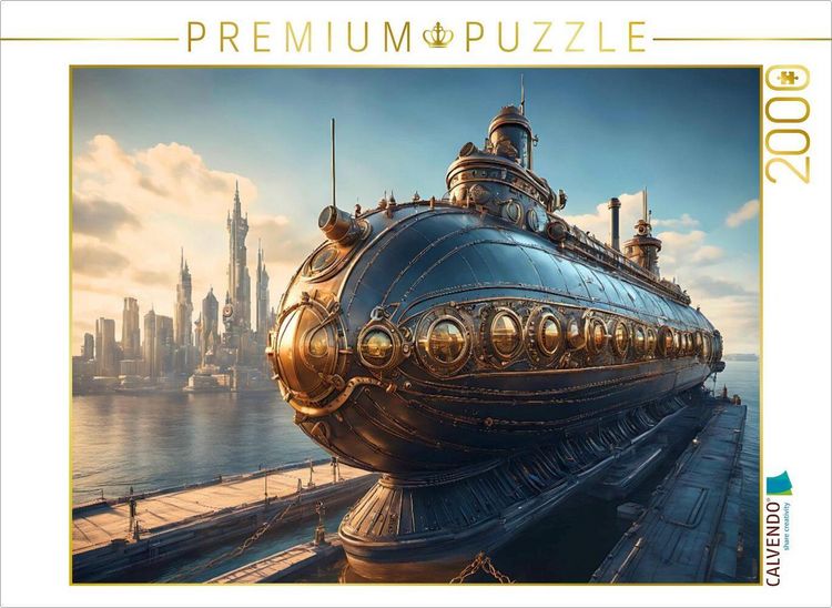 Produktbild: CALVENDO Puzzle Submarine beim Stapellauf | 2000 Teile Lege-Gr&ouml;&szlig;e 90x67cm Foto-Puzzle f&uuml;r gl&uuml;ckliche Stunden