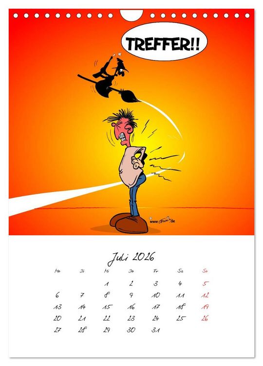 Produktbild: Trumix Cartoons - Gesundheit (Wandkalender 2026 DIN A4 hoch), CALVENDO Monatskalender