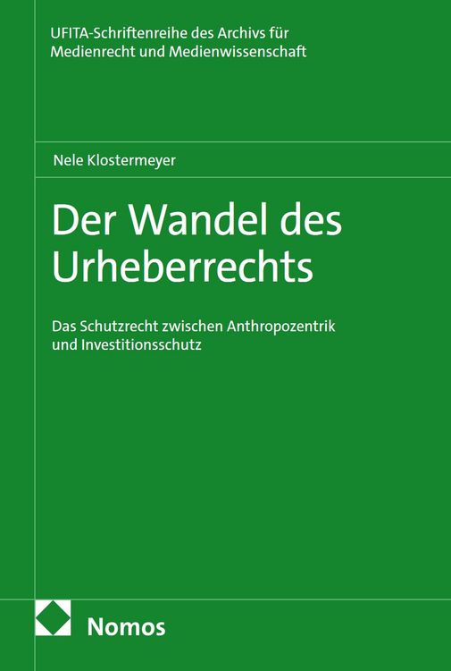 Produktbild: Der Wandel des Urheberrechts