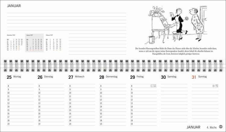 Produktbild: Loriot B&uuml;roplaner 2027