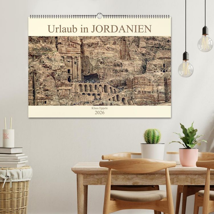 Produktbild: Urlaub in JORDANIEN (Wandkalender 2026 DIN A2 quer), CALVENDO Monatskalender