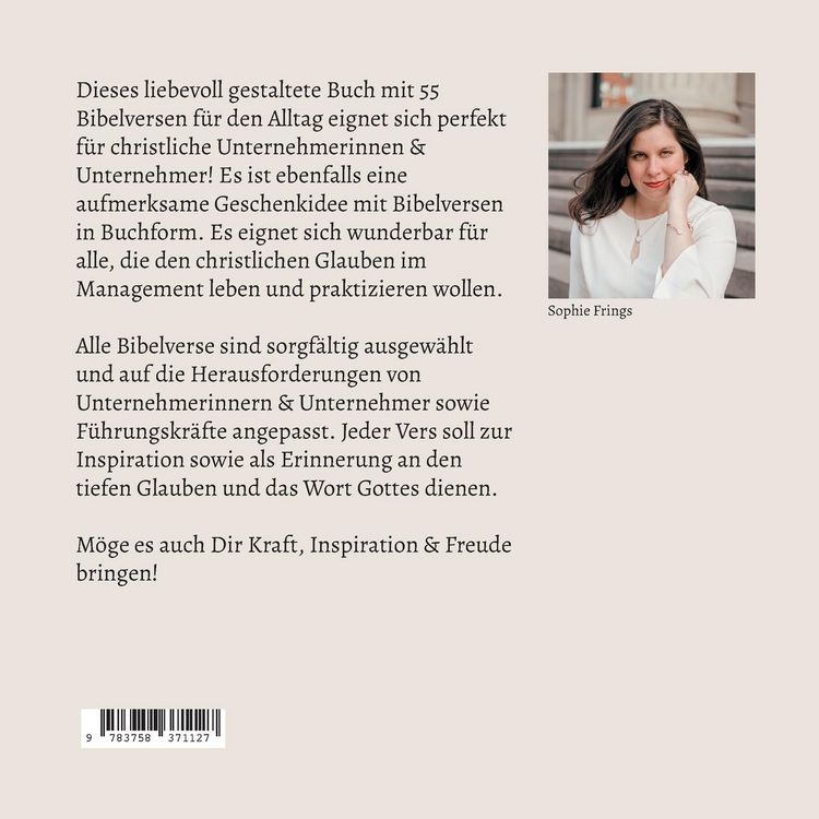 Produktbild: Stark in Glauben & Business: 55 Bibelverse f&uuml;r christliche Unternehmerinnen & Unternehmer