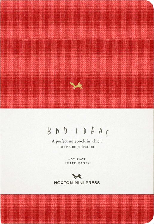 Produktbild: A Notebook for Bad Ideas (Medium / Red / Lined)