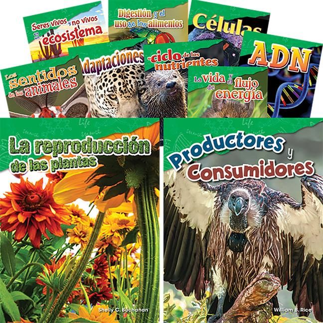 Produktbild: Let's Explore Life Science Grades 4-5 Spanish, 10-Book Set