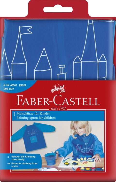 Produktbild: Faber-Castell Malsch&uuml;rze f&uuml;r Kinder Farbe blau