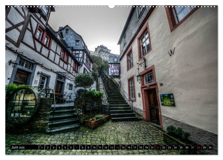 Produktbild: Mosel Impressionen Mystische Burgen und magische Orte (hochwertiger Premium Wandkalender 2026 DIN A2 quer), Kunstdruck in Hochglanz