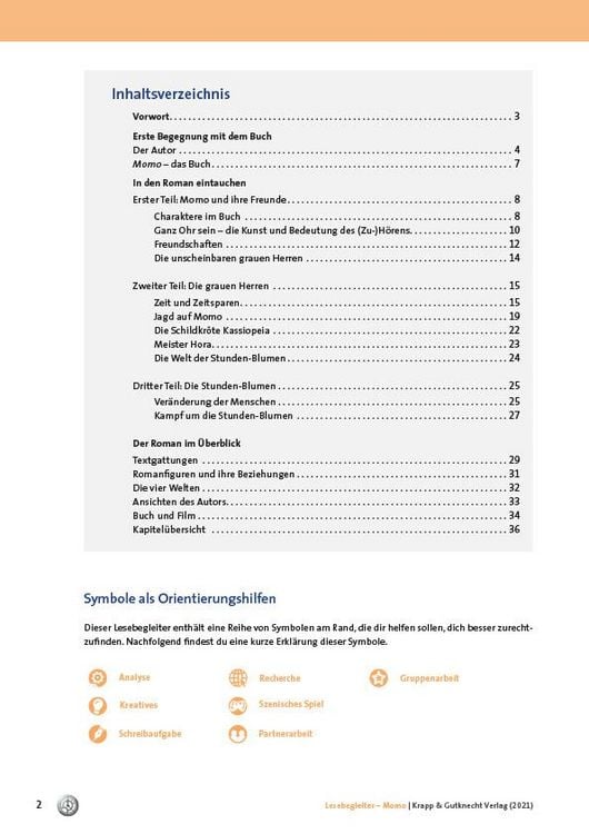 Produktbild: Momo &ndash; Michael Ende &ndash; Lesebegleiter