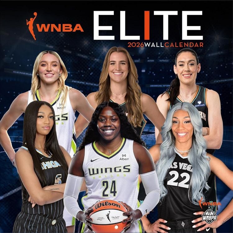 Produktbild: WNBA Elite 2026 12x12 Wall Calendar