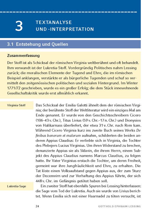 Produktbild: Emilia Galotti von Gotthold Ephraim Lessing
