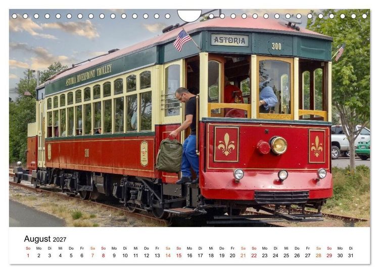 Produktbild: TRAM CLASSICS - Stra&szlig;enbahn Nostalgie (Wandkalender 2027 DIN A4 quer), CALVENDO Monatskalender