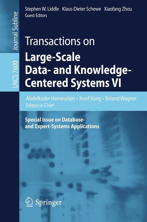 Produktbild: Transactions on Large-Scale Data- and Knowledge-Centered Systems VI