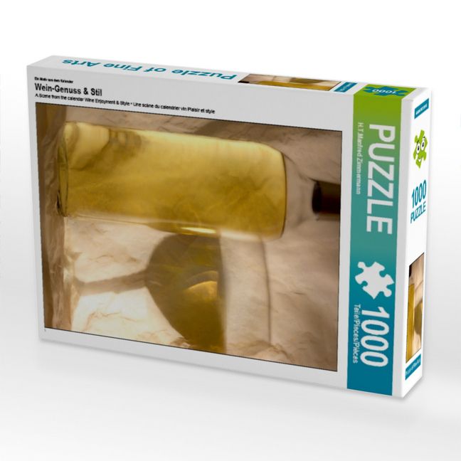 Produktbild: CALVENDO Puzzle Ein Motiv aus dem Kalender Wein-Genuss & Stil | 1000 Teile Lege-Gr&ouml;&szlig;e 64 &times; 48 cm Foto-Puzzle f&uuml;r gl&uuml;ckliche Stunden