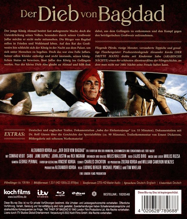 Produktbild: Der Dieb von Bagdad
