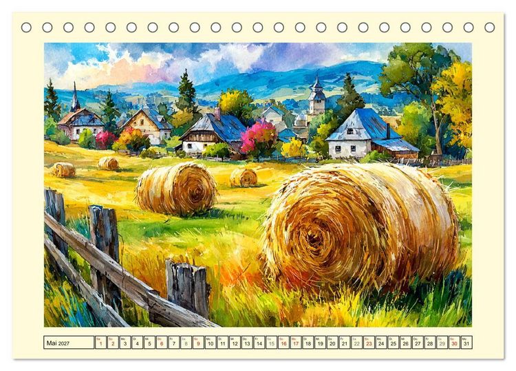 Produktbild: Rum&auml;nien. Zwischen Karpaten und K&uuml;ste (Tischkalender 2027 DIN A5 quer), CALVENDO Monatskalender