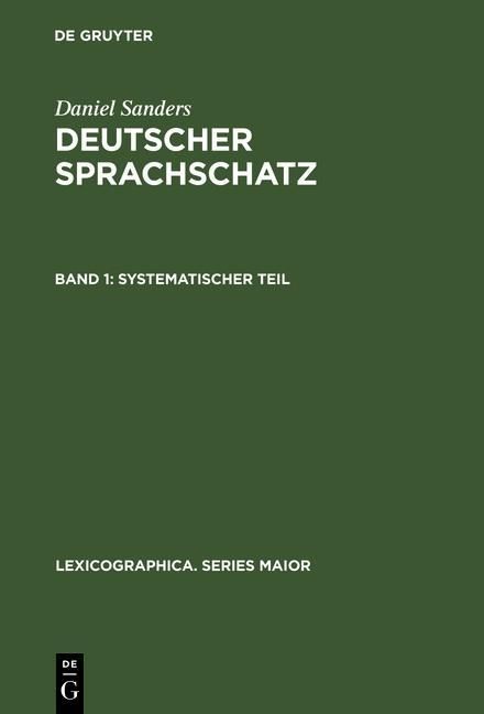 Produktbild: Systematischer Teil