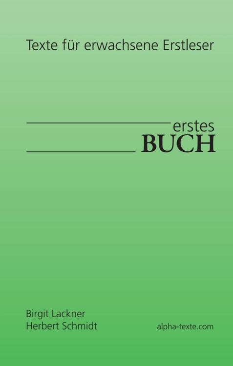 Produktbild: Erstes Buch