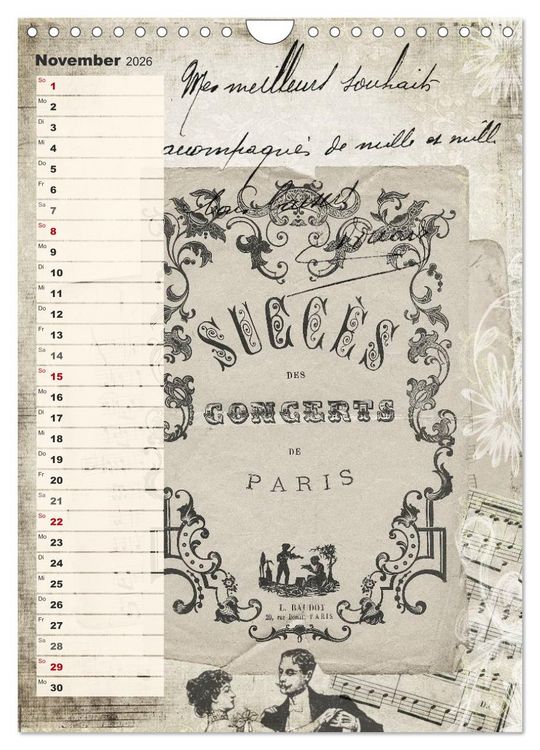 Produktbild: Vintage Welten (Wandkalender 2026 DIN A4 hoch), CALVENDO Monatskalender