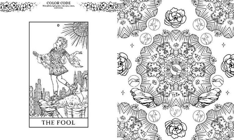 Produktbild: Modern Witch Tarot Coloring Book