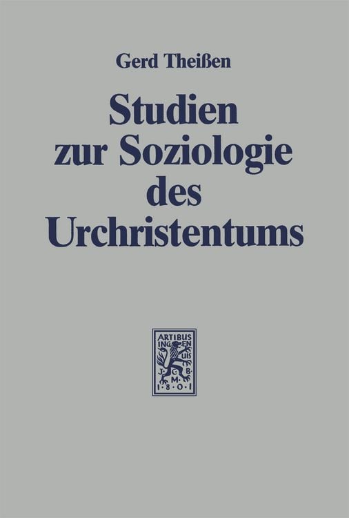 Produktbild: Studien zur Soziologie des Urchristentums