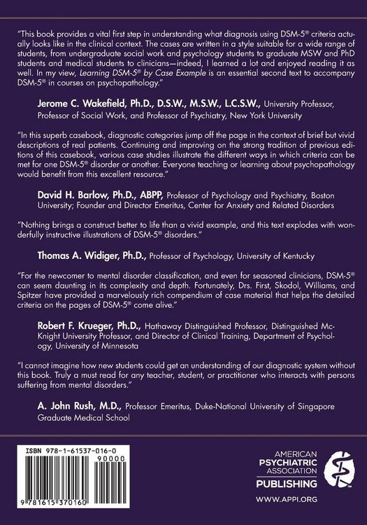 Produktbild: Learning DSM-5&reg; by Case Example