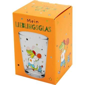 Produktbild: Trinkglas Motiv "Dino"