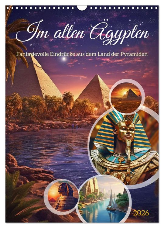 Produktbild: Im alten &Auml;gypten (Wandkalender 2026 DIN A3 hoch), CALVENDO Monatskalender