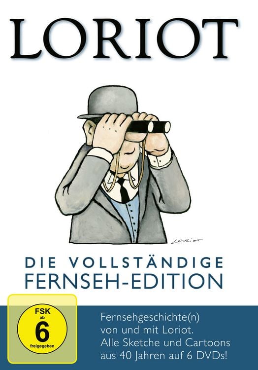 Produktbild: Loriot - Die vollst&auml;ndige Fernseh-Edition [6 DVDs] (mit Booklet)