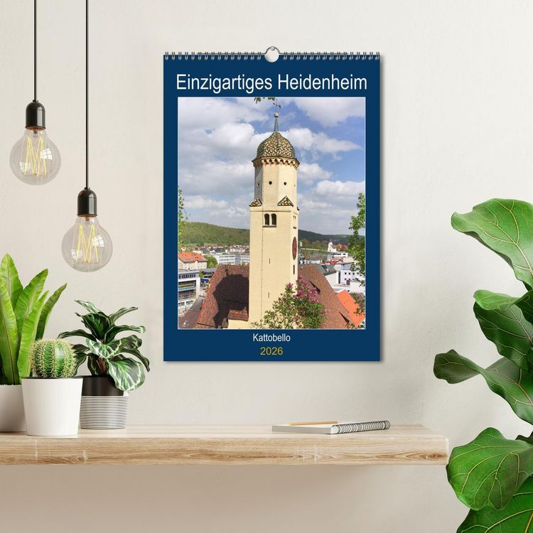 Produktbild: Einzigartiges Heidenheim (Wandkalender 2026 DIN A3 hoch), CALVENDO Monatskalender