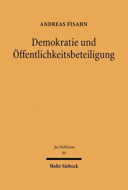 Produktbild: Demokratie und &Ouml;ffentlichkeitsbeteiligung