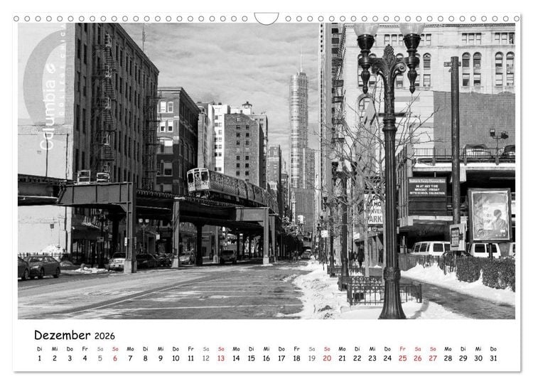 Produktbild: Chicago 2026 (Wandkalender 2026 DIN A3 quer), CALVENDO Monatskalender