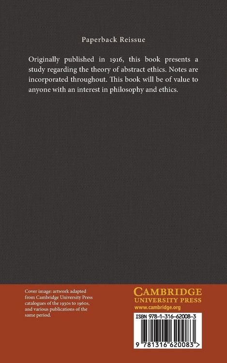 Produktbild: The Theory of Abstract Ethics