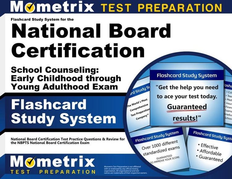Produktbild: Flashcard Study System for the National Board Certification School Counseling: Early Childhood Through Young Adulthood Exam